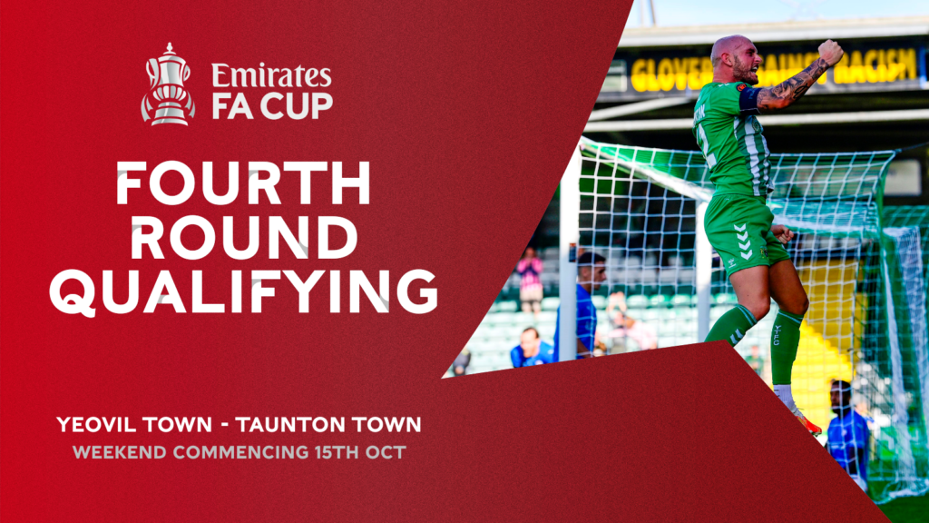 FIXTURE NEWS | Yeovil Town to host Taunton Town in the FA Cup