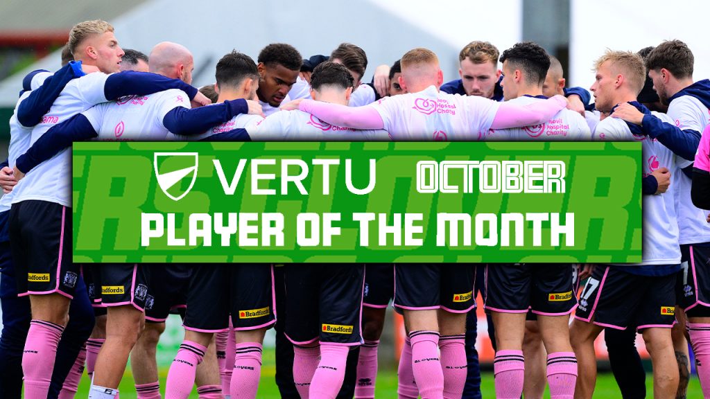 Vertu Motors Player of the Month – October