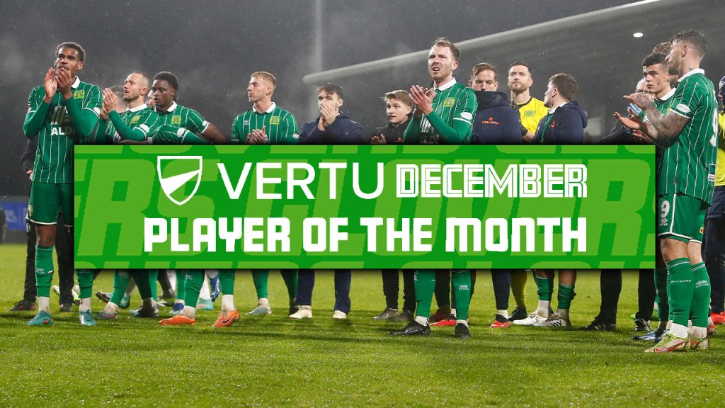 Vertu Motors Player of the Month – December