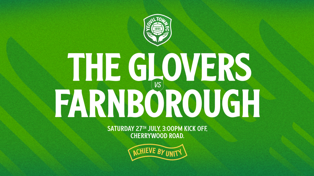 FIXTURE NEWS | The Glovers head to Farnborough