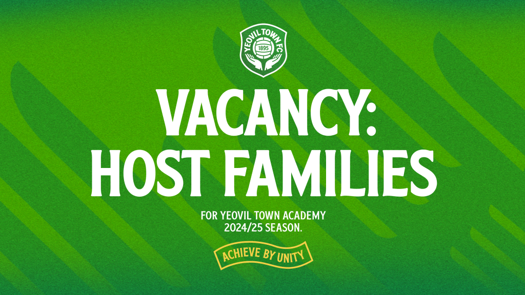 ACADEMY | Yeovil Town Academy Seeks Host Families for Football Students