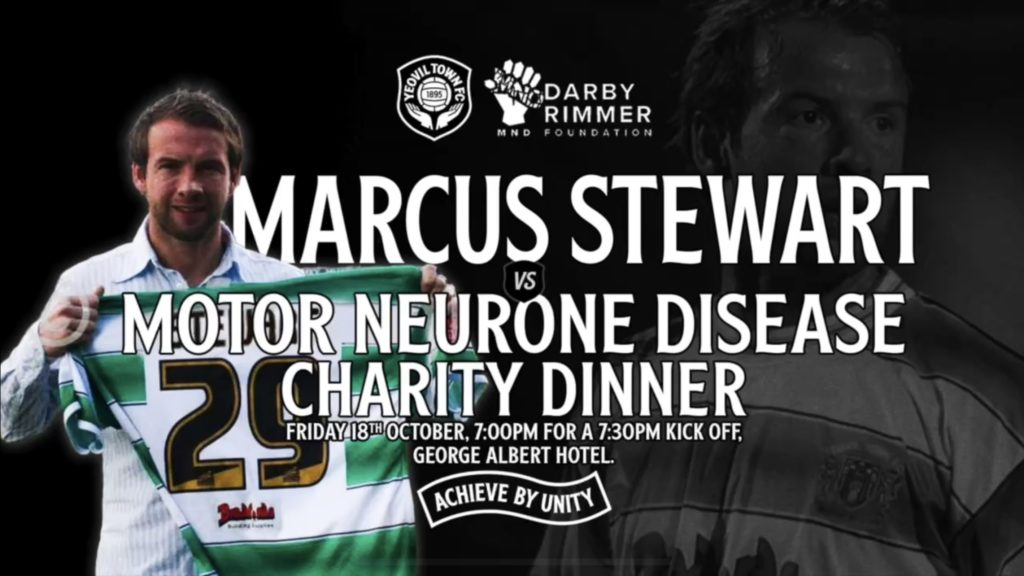 Yeovil Town Team Up with Darby Rimmer MND Foundation for Charity Dinner to Fight Motor Neurone Disease