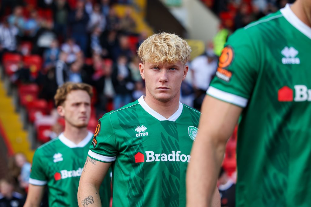 Sam Pearson departs the Glovers